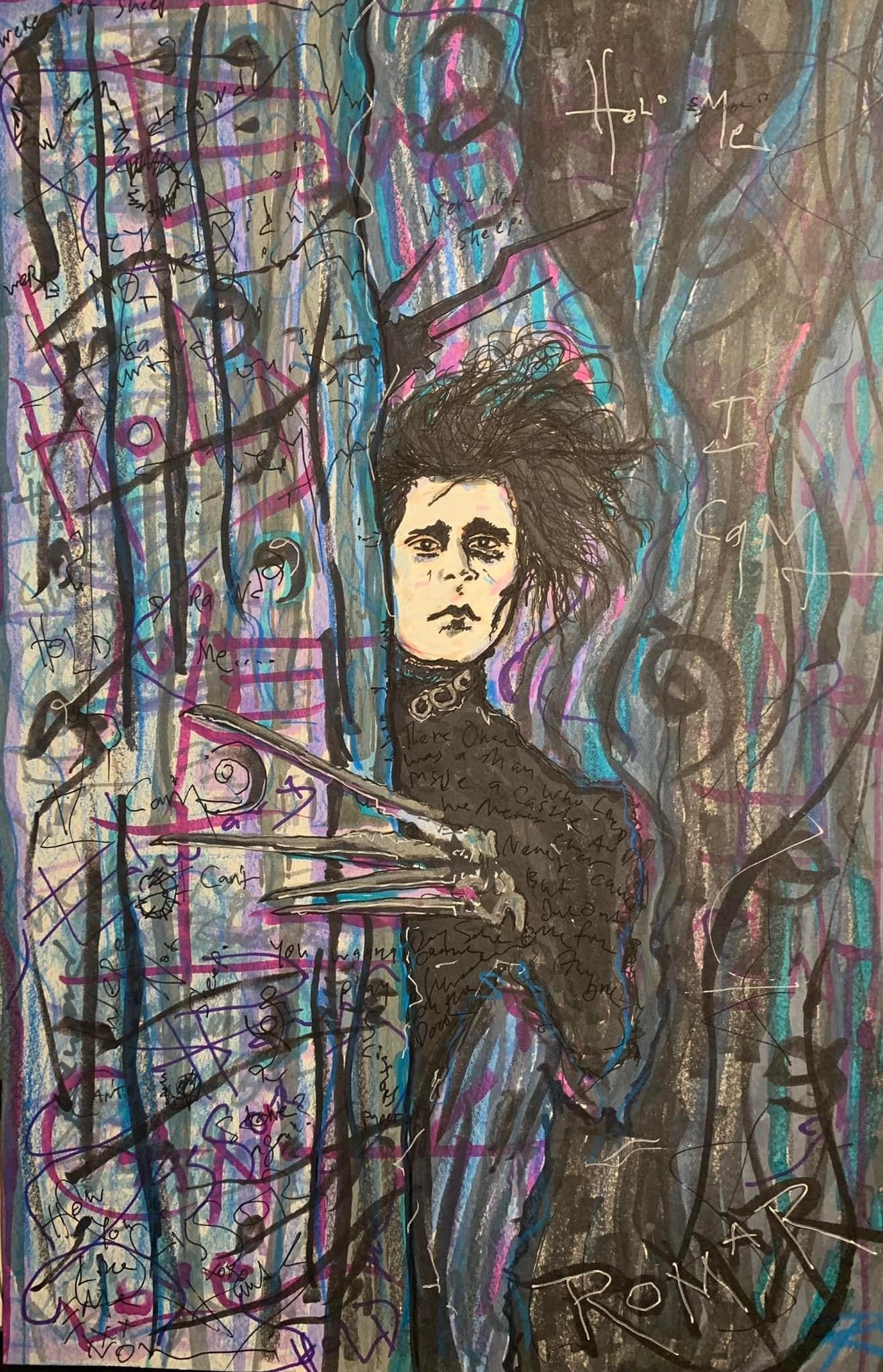 Edward Scissor Hands Artist Print